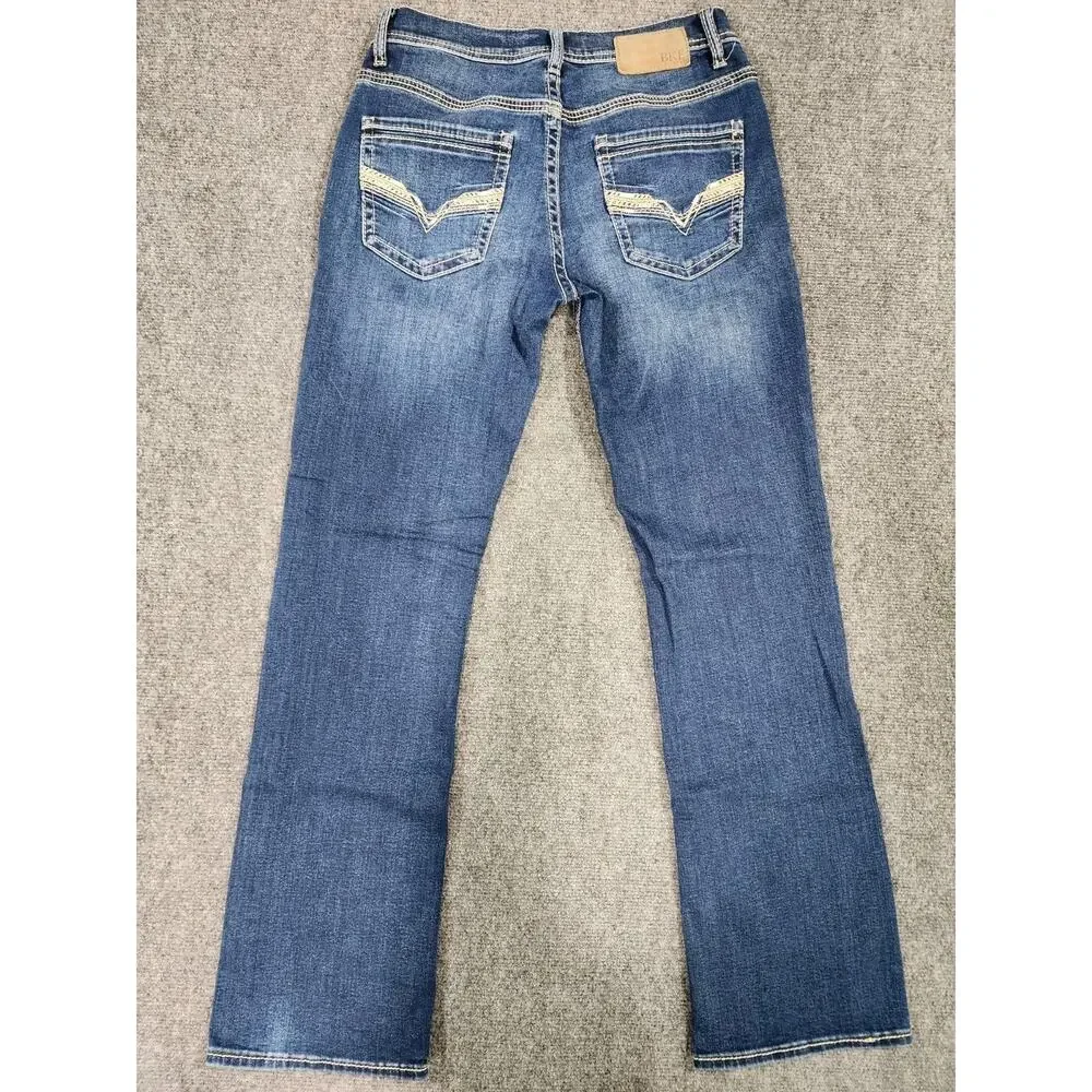 BKE Aiden Men's 30x32 Slim Fit Bootcut Stretch Blue Jeans Denim ABS21401